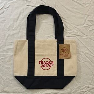 Trader Joe’s Mini Canvas Tote Bag - Navy